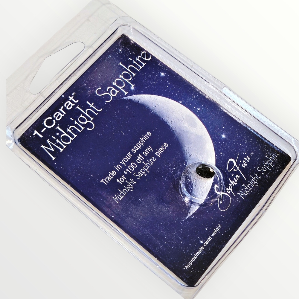 Sophia Fiori 1-Carat Midnight Sapphire Gemstone